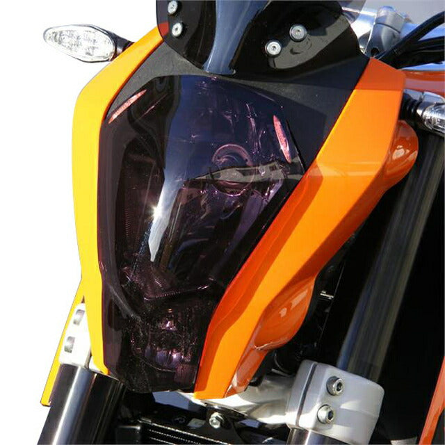 POWERBRONZE パワーブロンズ レンズシールド アンバー KTM DUKE 125 200 390 (12-13) カタログ品番：P057-4906 メーカー品番：440-KT512-007
