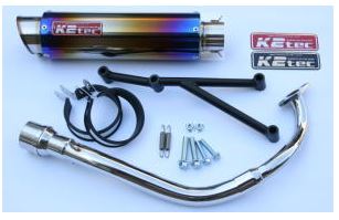 ケイツーテック K2テック GP-R STD M1タイプ チタン アドレスV125 -08 カタログ品番：P058-2523 メーカー品番：8v125-gpsm-ti