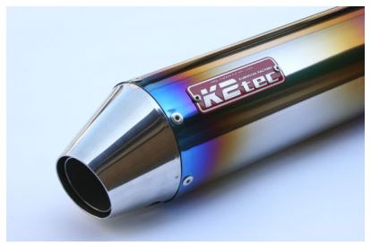 ケイツーテック K2テック GPスタイル STDサイレンサー Motard 420mm φ100 60.5 スプリングフックタイプ カタログ品番：P058-2750 メーカー品番：gpsmo-42s6h5