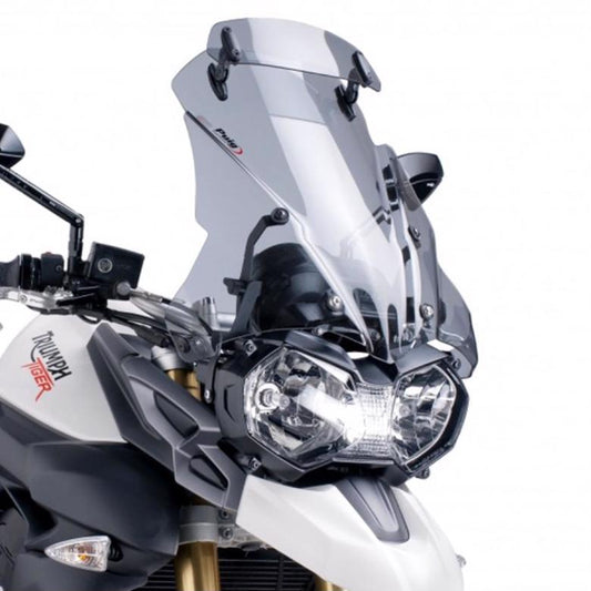 プーチ スクリーン ツーリング／バイザー付スモーク Tiger800 11-13