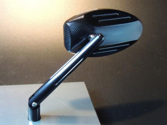 BURIAL ベリアル GT・フォージットミラー(オーバルタイプ) M8 ブラック カタログ品番：P060-3374 メーカー品番：C01-03-02