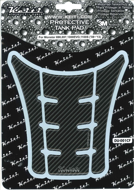 ケイティ Keiti タンクパッド ハンヨウ カーボン DUCATI type カーボン カタログ品番：P060-4460 メーカー品番：DU001CF