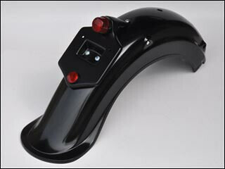 シックデザイン ビンテージフェンダーリア 黒ゲル ラウンドS エストレア 07-