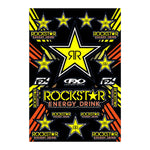 FACTORY EFFEX ファクトリーFX ステッカーキット Rockstar YEL カタログ品番：P062-6318 メーカー品番：FX15-68702