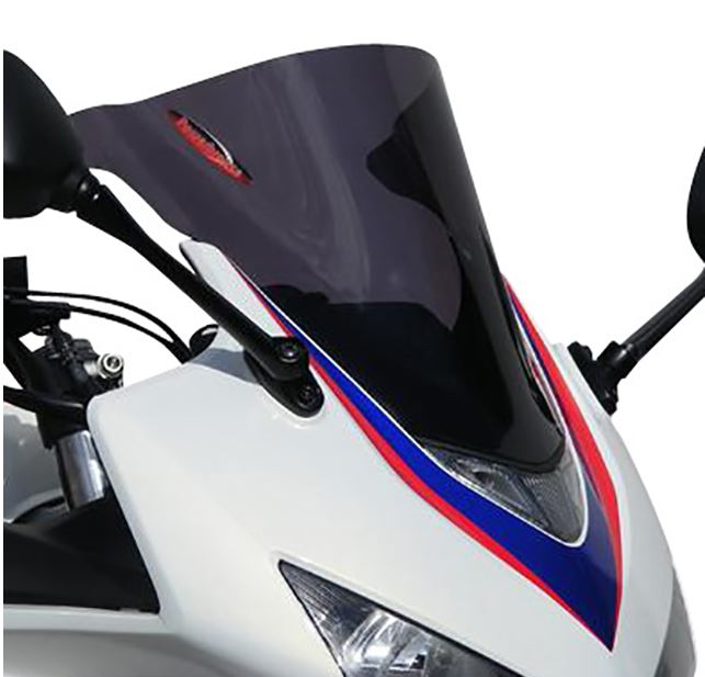 POWERBRONZE パワーブロンズ エアフロースクリーン ダークスモーク CBR400R 13-15 カタログ品番：P064-0967 メーカー品番：400-H135-002