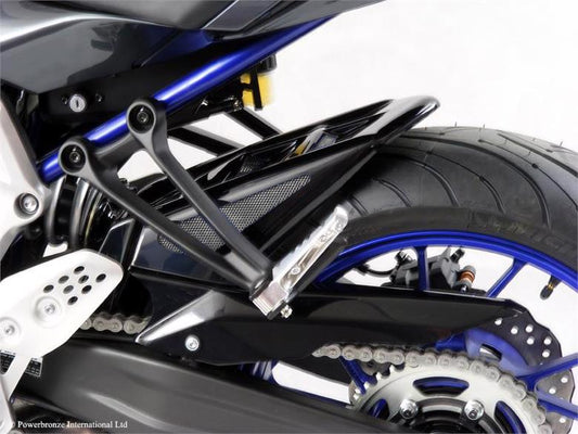 POWERBRONZE パワーブロンズ リアフェンダー マットBLK メッシュSLV MT-07 14- カタログ品番：P064-4427 メーカー品番：201-Y107-670