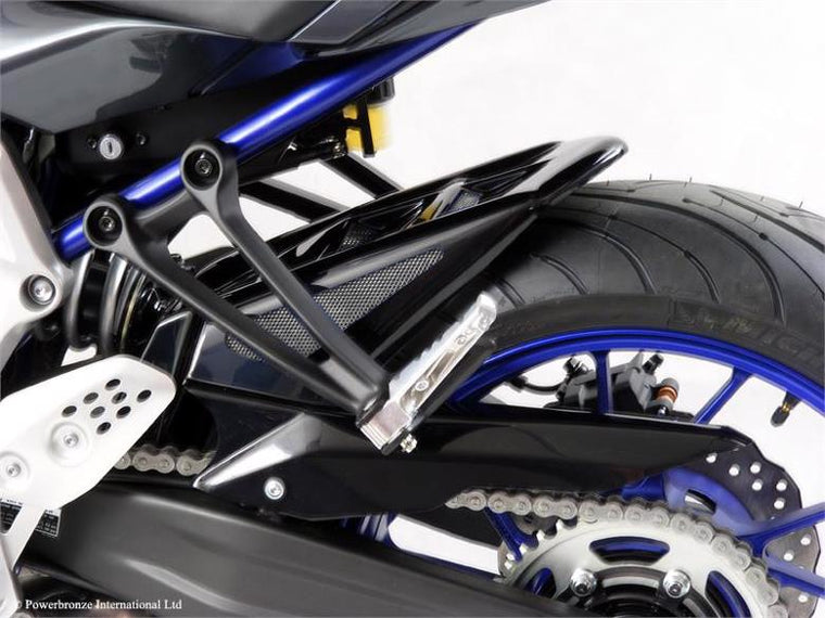 POWERBRONZE パワーブロンズ リアフェンダー マットBLK メッシュSLV MT-07 14- カタログ品番：P064-4427 メーカー品番：201-Y107-670