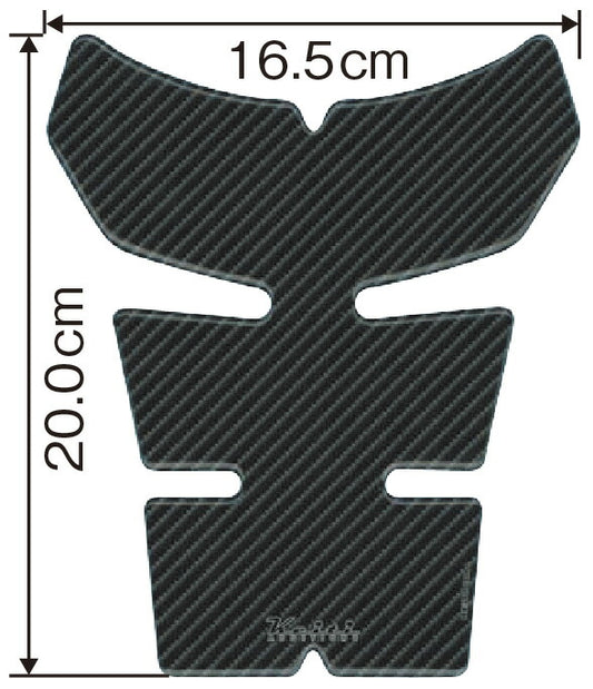 ケイティ Keiti タンクパッド ハンヨウ カーボン WIDE-TYPE カーボンプリント カタログ品番：P064-5528 メーカー品番：DU002CF