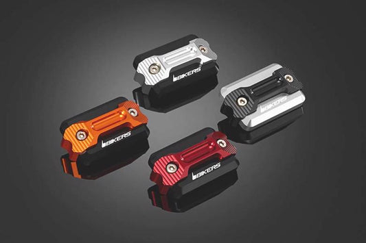 BIKERS バイカーズ リザーバータンクカバー シルバー PCX125 150 10-17 GROM 13-20 Ninja250SL 15-17 カタログ品番：BK-H134-SLV メーカー品番：H0134-SLV