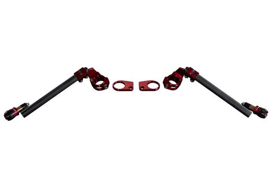 BIKERS バイカーズ ADJセパレートハンドル BLK レッド Ninja250R 250 08-17 カタログ品番：BK-K293-RED メーカー品番：K0293-RED