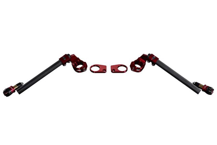 BIKERS バイカーズ ADJセパレートハンドル BLK レッド Ninja250R 250 08-17 カタログ品番：BK-K293-RED メーカー品番：K0293-RED