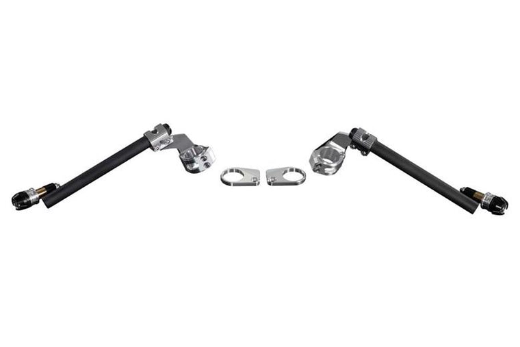 BIKERS バイカーズ ADJセパレートハンドル BLK シルバー Ninja250R 250 08-17 カタログ品番：BK-K293-SLV メーカー品番：K0293-SLV