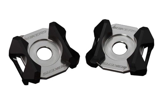 BIKERS バイカーズ スイングアームADJプレート 2ケ ブラック Ninja400 18-20 Ninja250 R SL 08-20 Z250SL 17 カタログ品番：BK-K206-BLK メーカー品番：K0206-BLK
