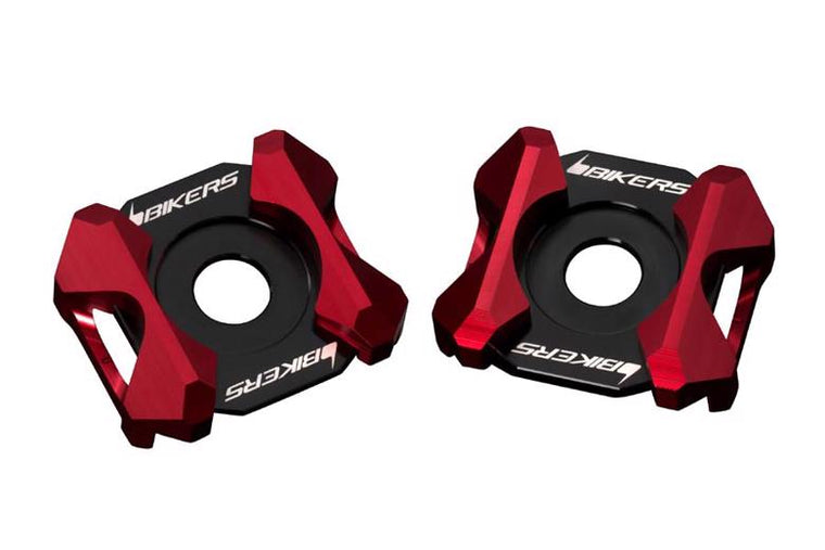 BIKERS バイカーズ スイングアームADJプレート 2ケ レッド Ninja400 18-20 Ninja250 R SL 08-20 Z250SL 17 カタログ品番：BK-K206-RED メーカー品番：K0206-RED