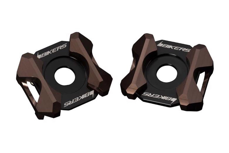 BIKERS バイカーズ スイングアームADJプレート 2ケ チタン Ninja400 18-20 Ninja250 R SL 08-20 Z250SL 17 カタログ品番：BK-K206-TIN メーカー品番：K0206-TIN