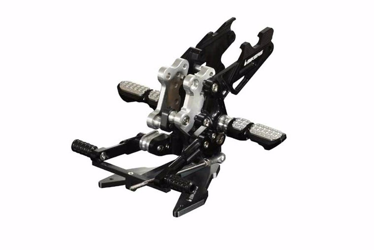 バイカーズ BIKERS バックステップ ブラック Ninja250R 250 08-17 カタログ品番：BK-K114-BLK メーカー品番：K0114-BLK