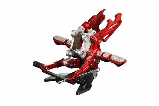 バイカーズ BIKERS バックステップ レッド Ninja250R 250 08-17 カタログ品番：BK-K114-RED メーカー品番：K0114-RED