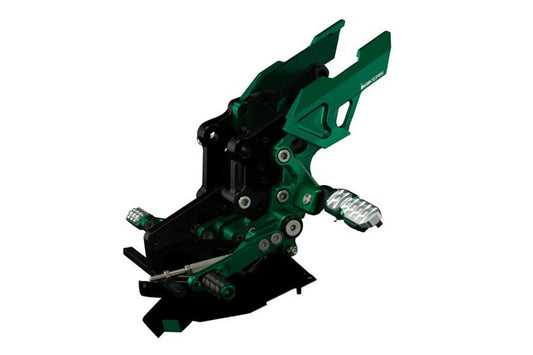 バイカーズ BIKERS バックステップ グリーン Ninja250R 250 08-17 カタログ品番：BK-K218-GRN メーカー品番：K0218-GRN