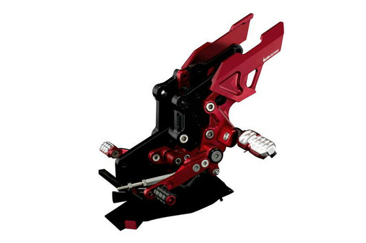 バイカーズ BIKERS バックステップ レッド Ninja250R 250 08-17 カタログ品番：BK-K218-RED メーカー品番：K0218-RED