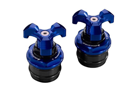 BIKERS バイカーズ イニシャルアジャスター 2ケ ブルー Ninja250R 250 08-17 カタログ品番：BK-K221-BLU メーカー品番：K0221-BLU