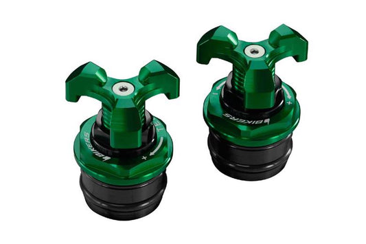 BIKERS バイカーズ イニシャルアジャスター 2ケ グリーン Ninja250R 250 08-17 カタログ品番：BK-K221-GRN メーカー品番：K0221-GRN