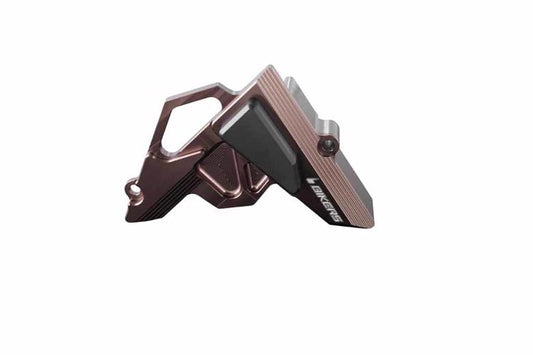 BIKERS バイカーズ フロントスプロケットカバー チタン KSR PRO 14 カタログ品番：BK-K129-TIN メーカー品番：K0129-TIN