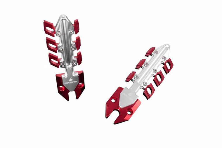 BIKERS バイカーズ フロントフォークガード 2ケ レッド KSR PRO 14 カタログ品番：BK-K137-RED メーカー品番：K0137-RED