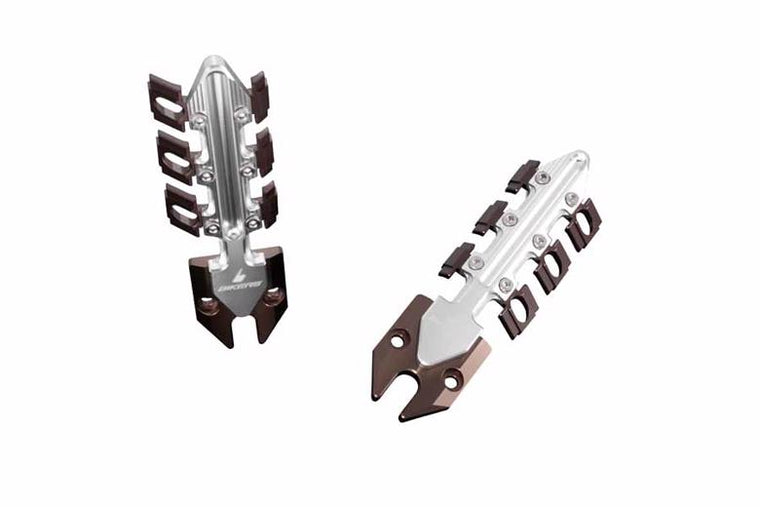 BIKERS バイカーズ フロントフォークガード 2ケ チタン KSR PRO 14 カタログ品番：BK-K137-TIN メーカー品番：K0137-TIN