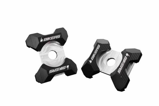 BIKERS バイカーズ スイングアームADJプレート 2ケ ブラック Z125 PRO 16-17 KSR PRO 14 カタログ品番：BK-K138-BLK メーカー品番：K0138-BLK