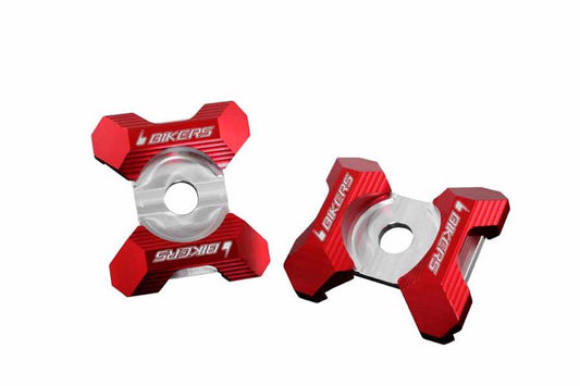 BIKERS バイカーズ スイングアームADJプレート 2ケ レッド Z125 PRO 16-17 KSR PRO 14 カタログ品番：BK-K138-RED メーカー品番：K0138-RED