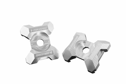 BIKERS バイカーズ スイングアームADJプレート 2ケ シルバー Z125 PRO 16-17 KSR PRO 14 カタログ品番：BK-K138-SLV メーカー品番：K0138-SLV