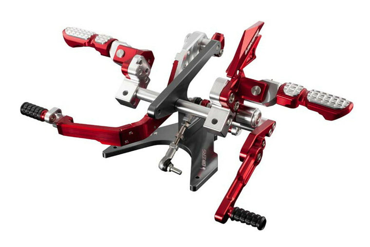 バイカーズ BIKERS バックステップ レッド KSR PRO 14 カタログ品番：BK-K147-RED メーカー品番：K0147-RED