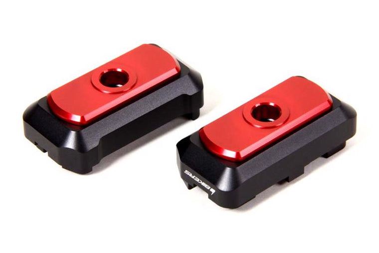 BIKERS バイカーズ チェーンアジャスターキャップ 2ケ レッド YZF-R25 R3 MT-25 03 15-20 カタログ品番：BK-Y171-RED メーカー品番：Y0171-RED