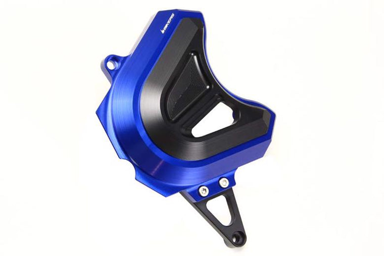 BIKERS バイカーズ フロントスプロケットカバー ブルー YZF-R25 R3 MT-25 03 15-20 カタログ品番：BK-Y174-BLU メーカー品番：Y0174-BLU