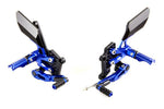 バイカーズ BIKERS バックステップ ブルー YZF-R25 R3 MT-25 03 15-20 カタログ品番：BK-Y185-BLU メーカー品番：Y0185-BLU