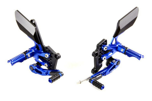 バイカーズ BIKERS バックステップ ブルー YZF-R25 R3 MT-25 03 15-20 カタログ品番：BK-Y185-BLU メーカー品番：Y0185-BLU