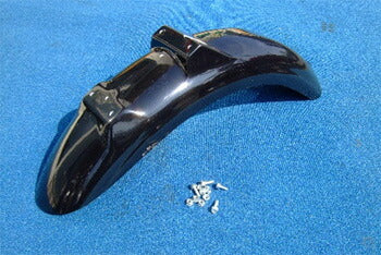 PLEASURE プレジャー リアフェンダー ショート FRP 黒ゲル W650 800 カタログ品番：P067-2580 メーカー品番：PK32901