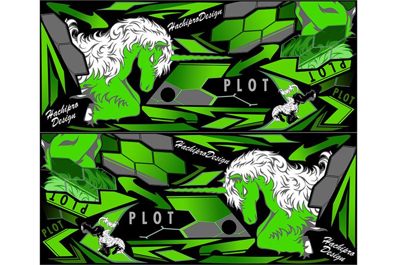 PLOT(プロト) デカールキット ユニコーン グリーン PDK748UC-G – はと