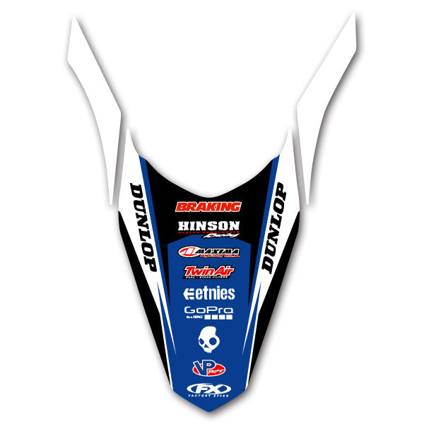 FACTORY EFFEX ファクトリーFX リアフェンダーデカール4D WR250R X 07-14 カタログ品番：P067-9791 メーカー品番：FX75-41010