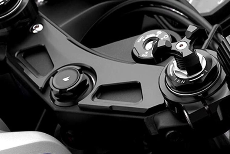 BIKERS バイカーズ トップブリッジカバープレート ブラック YZF-R25 R3 15-18 カタログ品番：BK-Y168-BLK メーカー品番：Y0168-BLK