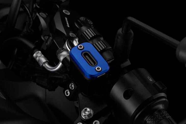 BIKERS バイカーズ リアリザーバータンクカバー ブルー NMAX 16-20 カタログ品番：BK-Y0201-BLU メーカー品番：Y0201-BLU