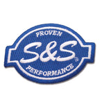 エスアンドエスサイクル S＆S ロゴワッペン 3インチ カタログ品番：510-0194 メーカー品番：510-0194