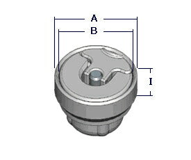 ニュートン ニュートン フューエルキャップ AERO-200 クリアアルマイト フランジ溶接タイプ カタログ品番：P069-3211 メーカー品番：200-A2NS