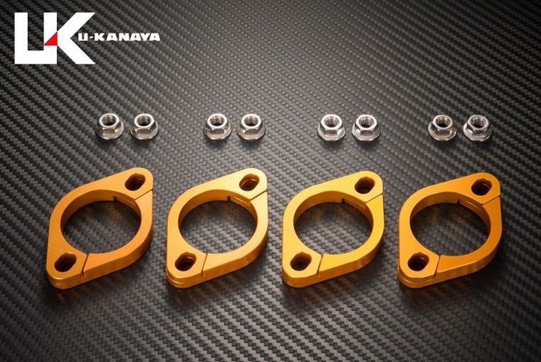 ユーカナヤ U-KANAYA ビレットエキゾーストフランジ GLD GPZ900R ZZR1100 ZEPHYR1100 etc カタログ品番：P069-3220 メーカー品番：EFGDZEP11