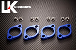 ユーカナヤ U-KANAYA ビレットエキゾーストフランジ BLU GPZ900R ZZR1100 ZEPHYR1100 etc カタログ品番：P069-3221 メーカー品番：EFBLZF11