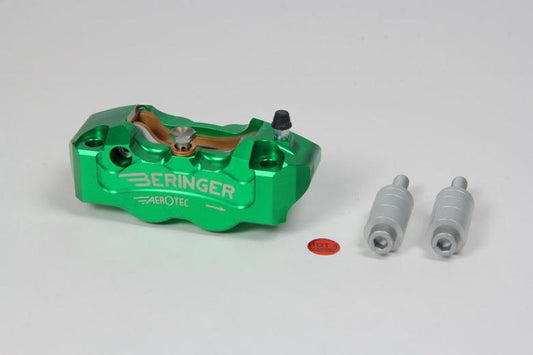 BERINGER ベルリンガー 4Pラジアルキャリパー ミギ グリーン 108mm ZX10R 03-15、YZF-R1 04-06、GSX-R1000 03-16 カタログ品番：4R01A-GR メーカー品番：4R01A-GR