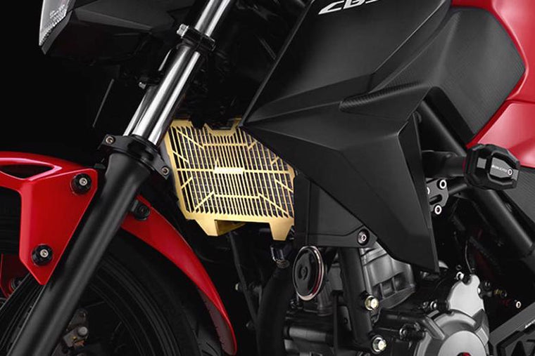 バイカーズ BIKERS ステンラジエターガード チタンコート GLD CBR250R CB250F 14-16 カタログ品番：BK-H370-GLD メーカー品番：H0370-GLD