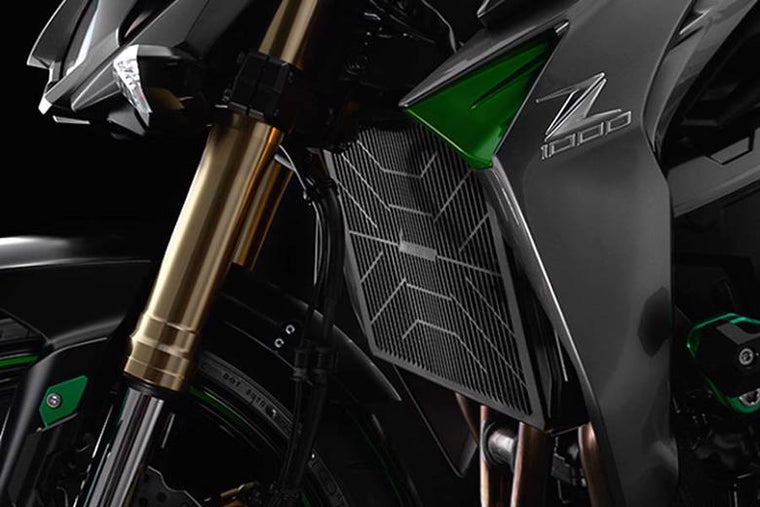 バイカーズ BIKERS ステンラジエターガード チタンコート BLK Z1000 10-16 カタログ品番：BK-K331-BLK メーカー品番：K0331-BLK