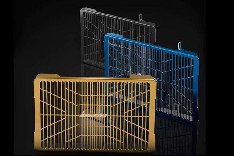 バイカーズ BIKERS ステンラジエターガード チタンコート BLU Z1000 10-16 カタログ品番：BK-K331-BLU メーカー品番：K0331-BLU