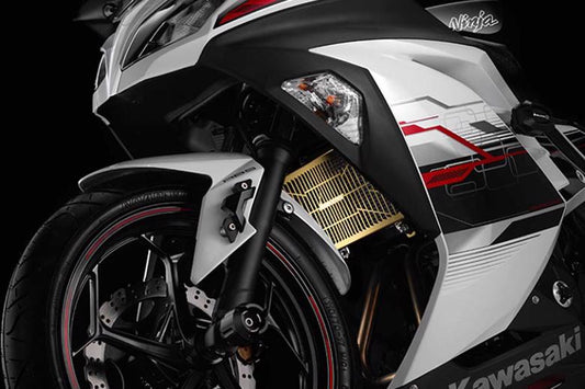 バイカーズ BIKERS ステンラジエターガード チタンコート GLD Ninja250 Z250 13-17 カタログ品番：BK-K339-GLD メーカー品番：K0339-GLD